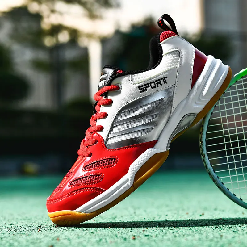 Outdoor Sport Court - ชายกลางแจ้งรองเท้าเทนนิส Court รองเท้าผ้าใบแบดมินตันสําหรับการฝึกอบรมวอลเลย์บอลในร่ม Professional ผู้ชายผู้หญิง Breathable