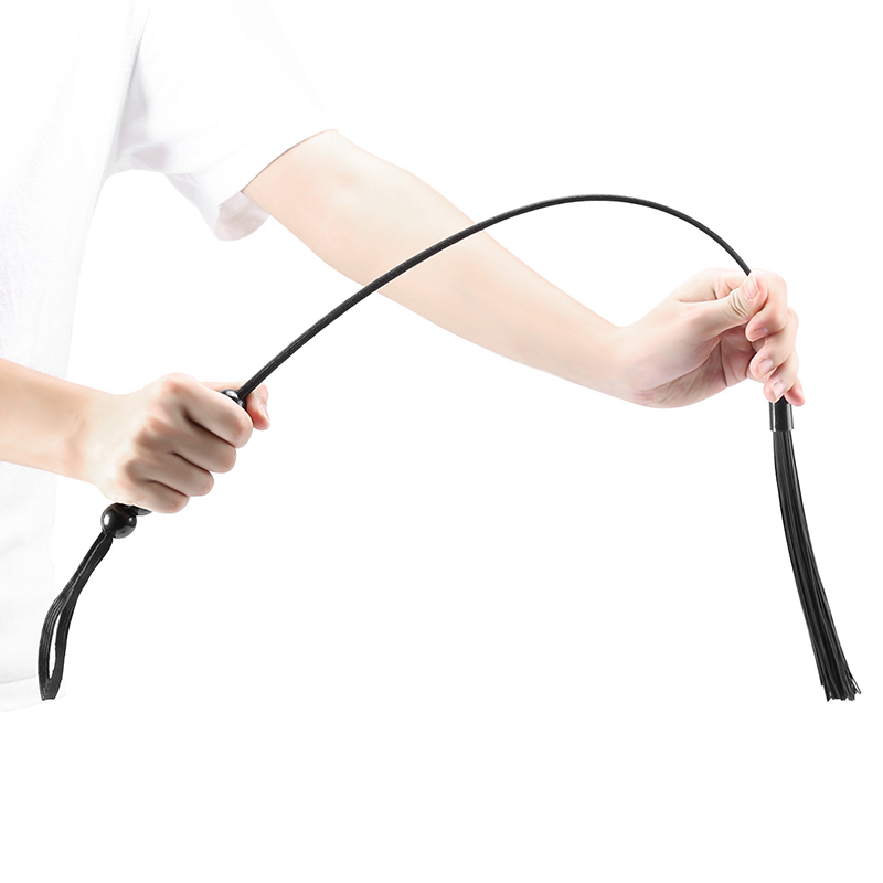 Riding Crop Dressage - 48.5 ซม.หกลูกปัดซิลิโคนTasselsยาวตรงแส้ขี่Crop Flogger Paddle Slapperม้าการฝึกอบรมDressageแส้