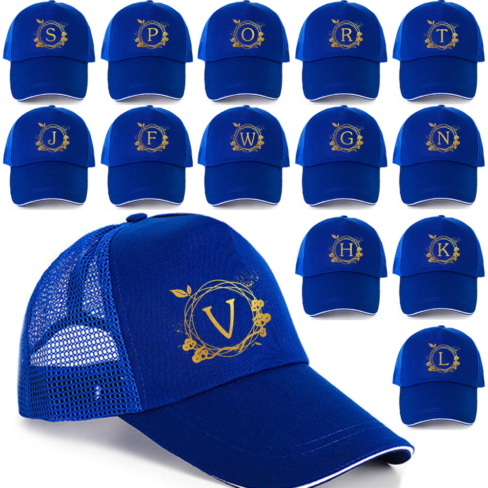 Outdoor Sport Name - หมวกกอล์ฟ หมวกตกปลา สำหรับผู้ชาย แห้งเร็ว หมวกแก๊ปแบบ Snapback