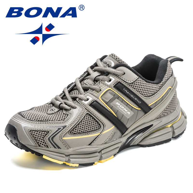 Outdoor Sport Court - Bona 2023รองเท้าวิ่งออกกำลังกายผ้าตาข่ายสำหรับผู้ชาย, รองเท้าผ้าใบระบายอากาศได้สวมใส่สบายรองเท้ากีฬากลางแจ้งรองเท้าตาข่ายสำหรับผู้ชาย