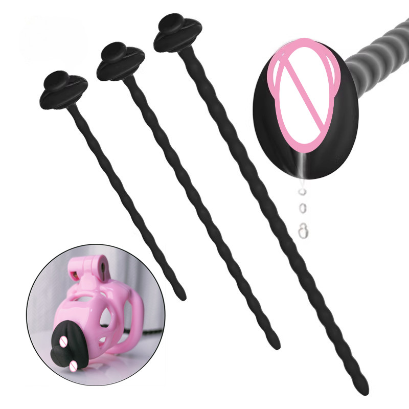 Lunge Line Horse - อุปกรณ์ขยายท่อปัสสาวะแบบยาวพิเศษ สายรัดอวัยวะเพศชาย ปลั๊กอวัยวะเพศชาย ของเล่นกระตุ้นทางเพศแบบ BDSM อุปกรณ์รัดตัว