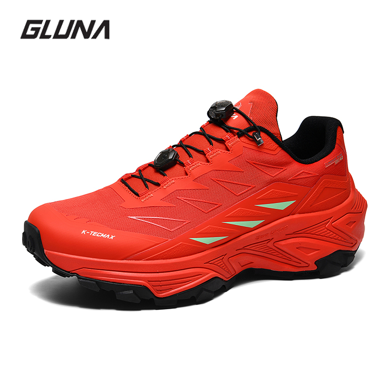 Outdoor Sport Court - GLUNA รองเท้าเดินป่าผู้ชาย รองเท้าวิ่ง รองเท้าผ้าใบหนัง รองเท้ากีฬาผู้ชาย รองเท้าเดินกลางแจ้งผู้ชาย