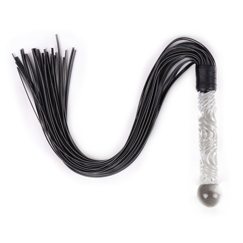 Riding Crop Dressage - 70ซม. ด้ามแก้วสีดำพู่ม้าแส้, ไม้พายสำหรับฝึกม้า