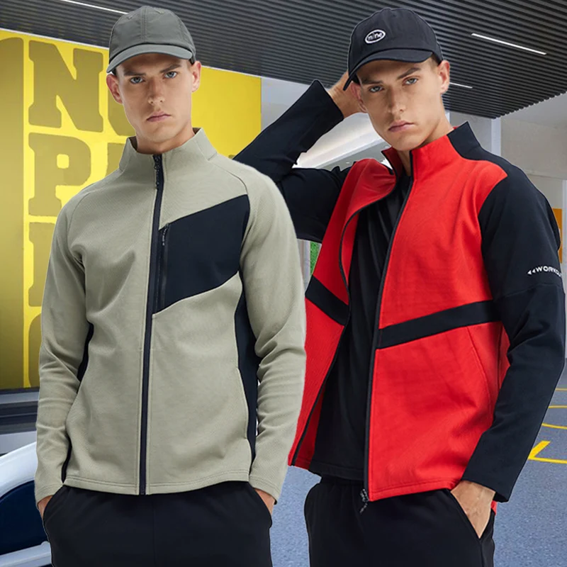 Outdoor Sport Brand Jacket - GYM กีฬา Hoodies สําหรับชายฟิตเนสแบรนด์ชั้นนําเสื้อวิ่งจ๊อกกิ้งกีฬากลางแจ้ง Windproof แน่น