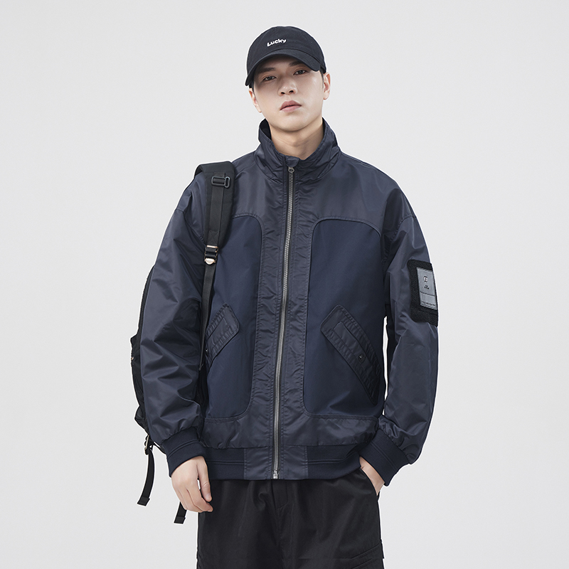 Outdoor Sport Brand Jacket - แบรนด์อินเทรนด์เสื้อลําลองผู้ชาย Splice แฟชั่นหลวมพลัสขนาดกีฬากลางแจ้งกันน้ํา Climb Bomber Cargo