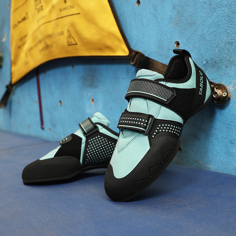Outdoor Sport Climbing Gear - รองเท้าปีนเขาสำหรับฝึกซ้อมน้ำหนักเบา พื้นยางเหนียวแน่น อุปกรณ์ยืดหยุ่นสำหรับกีฬาปีนเขาในร่มและกลางแจ้ง