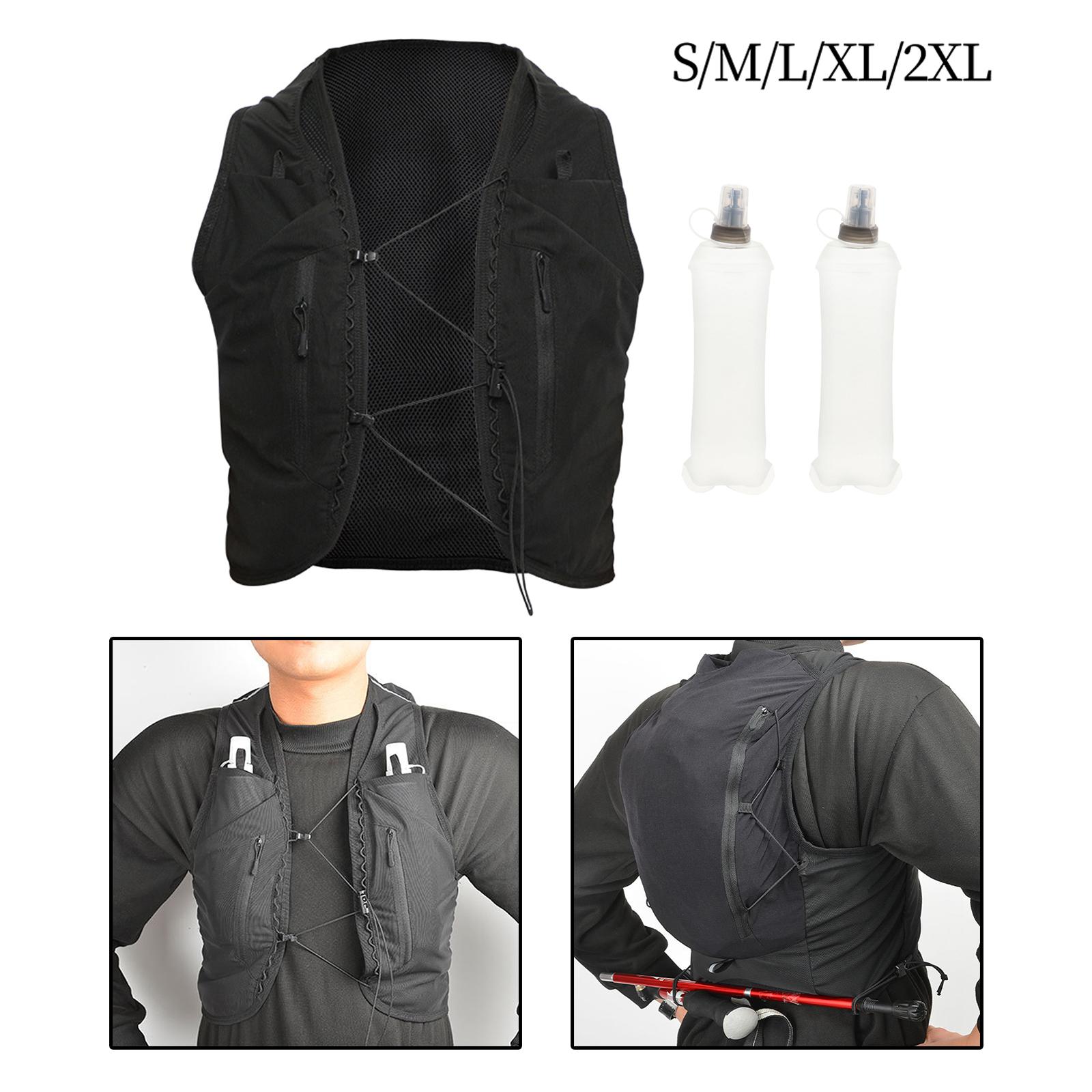 Outdoor Sport Climbing Gear - เสื้อกั๊กสำหรับเล่นกีฬากลางแจ้งแบบกันน้ำ กระเป๋าเป้สะพายหลังปรับได้ พร้อมช่องใส่ของสำหรับปีนเขา ตั้งแคมป์ และปั่นจักรยาน