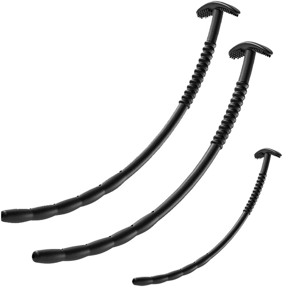 Lunge Line Horse - Hollow อวัยวะเพศชาย Plug Enema Flush ซิลิโคน