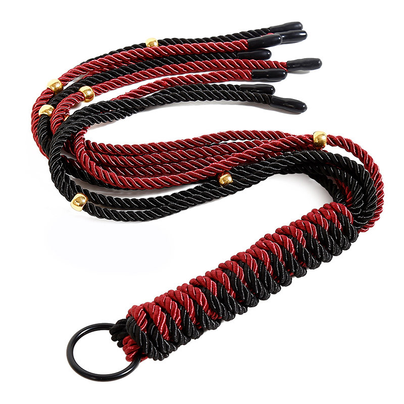 63 ซม.สีแดงและสีดําคู่เชือกถัก - Riding Crop Dressage บทวิจารณ์และราคา