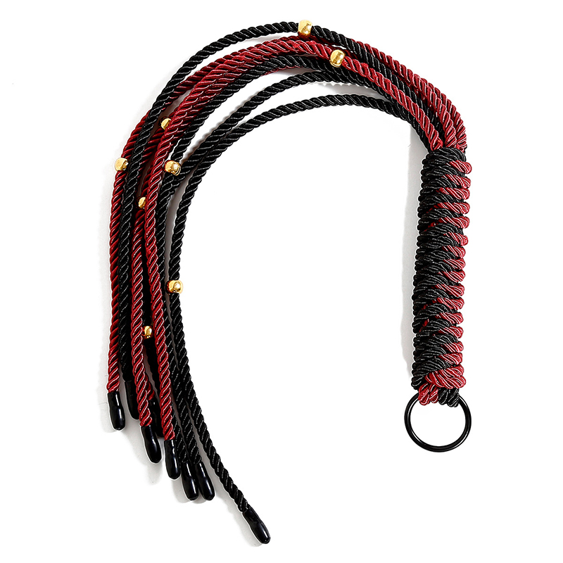 63 ซม.สีแดงและสีดําคู่เชือกถัก - Riding Crop Dressage บทวิจารณ์และราคา
