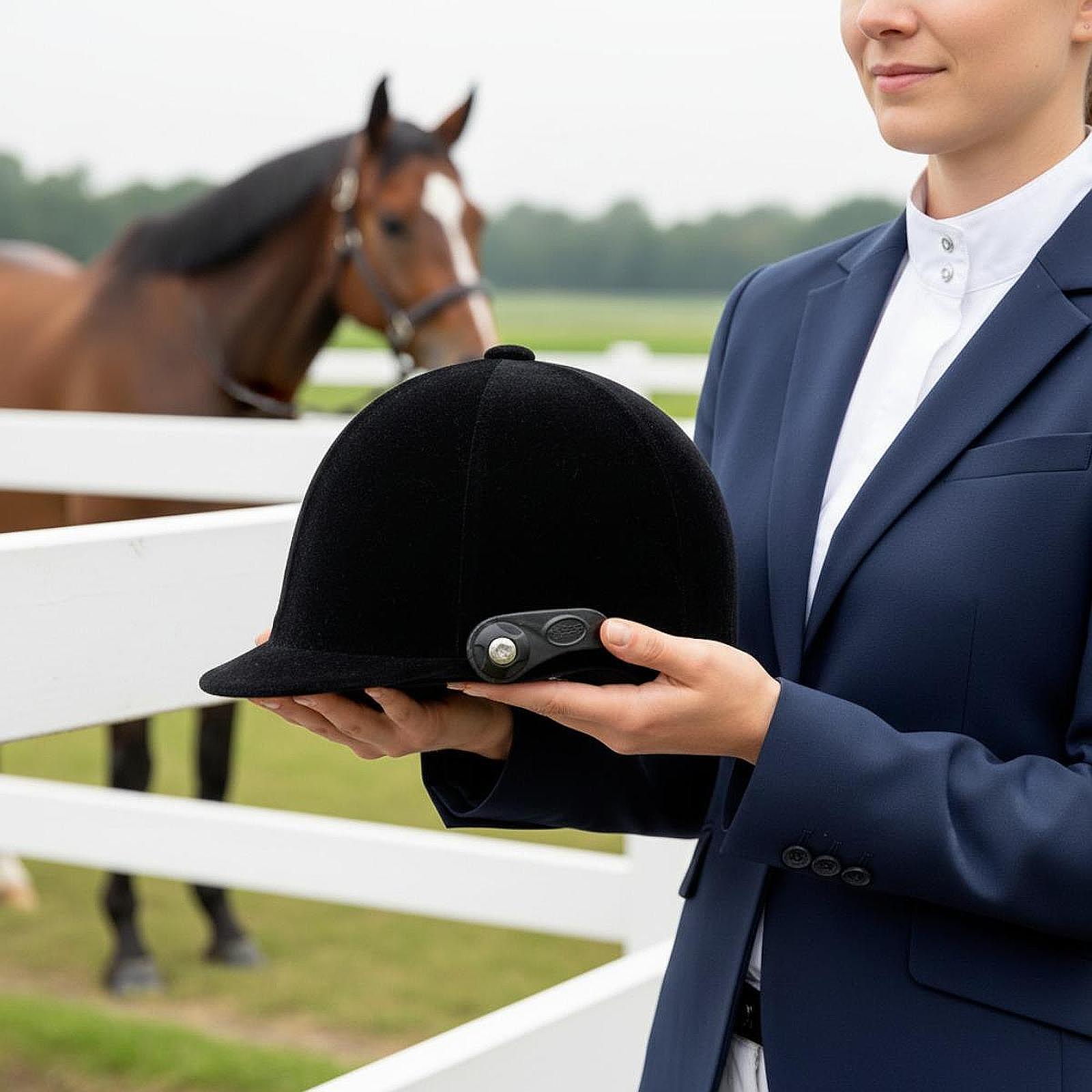 หมวกขี่ม้าแบบปรับได้ ระบายอากา - Equestrian Helmet บทวิจารณ์และราคา