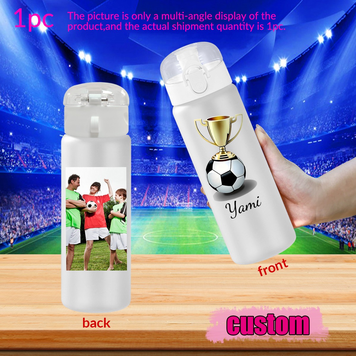 แก้วน้ำพลาสติกกันรั่วขนาด 780  - Outdoor Sport Name บทวิจารณ์และราคา