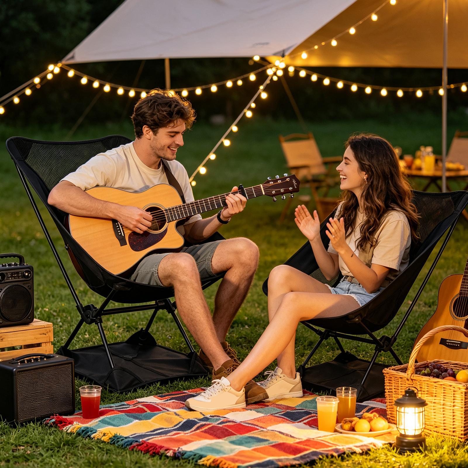 แผ่นรองพื้นเก้าอี้แคมป์ปิ้งผ้า - Outdoor Sport Chairs บทวิจารณ์และราคา