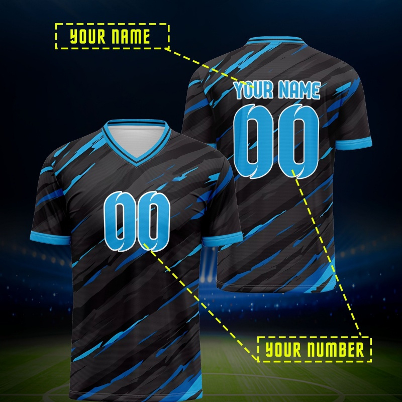 แฟชั่นด่วนแห้งเสื้อฟุตบอลสําหร - Outdoor Sport Name บทวิจารณ์และราคา