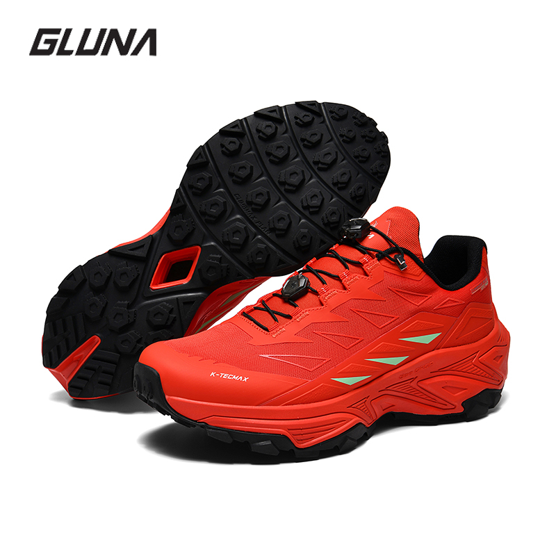 GLUNA รองเท้าเดินป่าผู้ชาย รอง - Outdoor Sport Court บทวิจารณ์และราคา