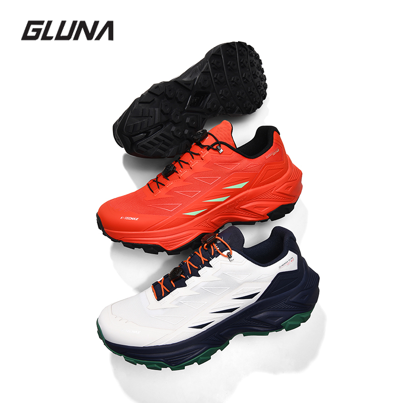 GLUNA รองเท้าเดินป่าผู้ชาย รอง - Outdoor Sport Court บทวิจารณ์และราคา
