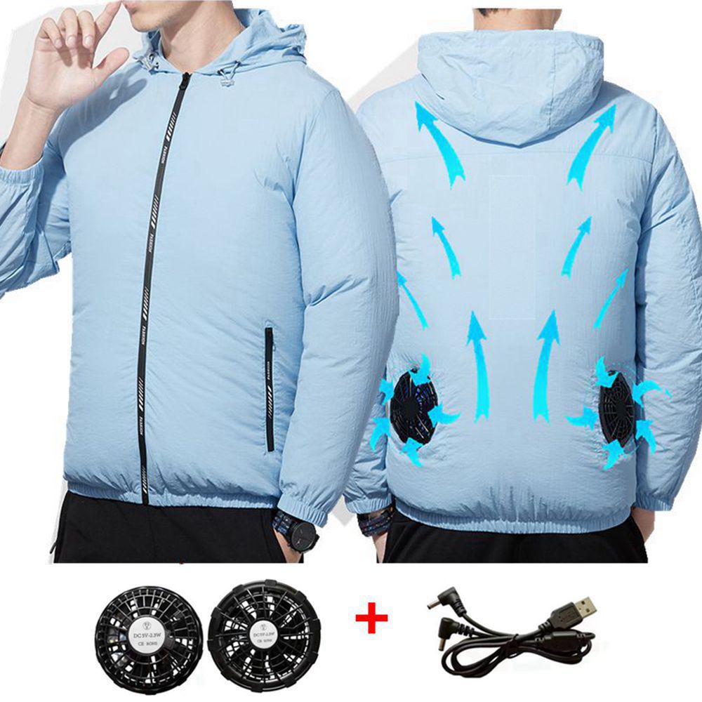 ฤดูร้อนพัดลมกีฬาเครื่องปรับอาก - Outdoor Sport Brand Jacket บทวิจารณ์และราคา